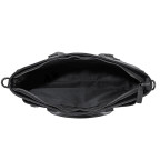 Классическая мужская черная кожаная сумка Tiding Bag SM8-8990-1A - Фото № 101