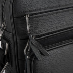 Чоловіча шкіряна сумка через плече чорна Tiding Bag SM8-909A - Фотографія № 101