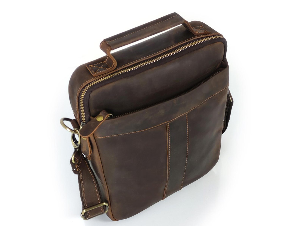 Мужской мессенджер с ручкой для переноски Tiding Bag V-JMD4-9001C - Фото № 4