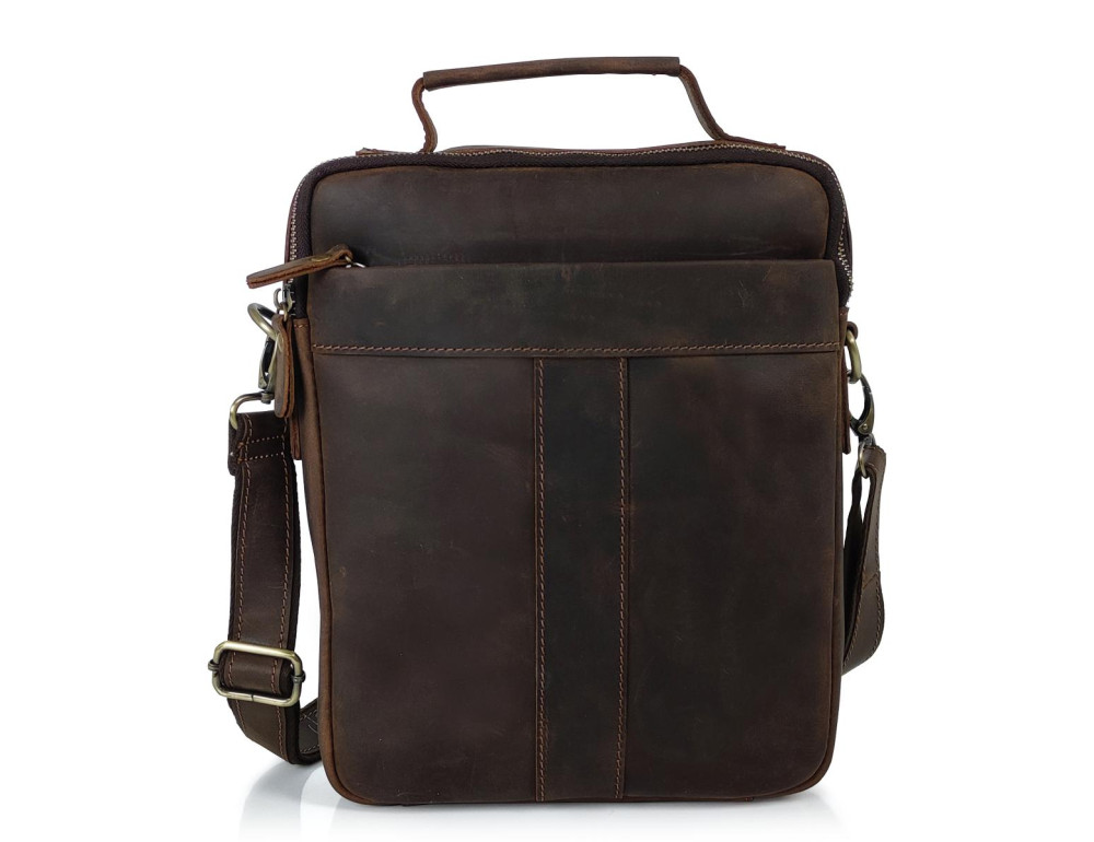 Мужской мессенджер с ручкой для переноски Tiding Bag V-JMD4-9001C - Фото № 7