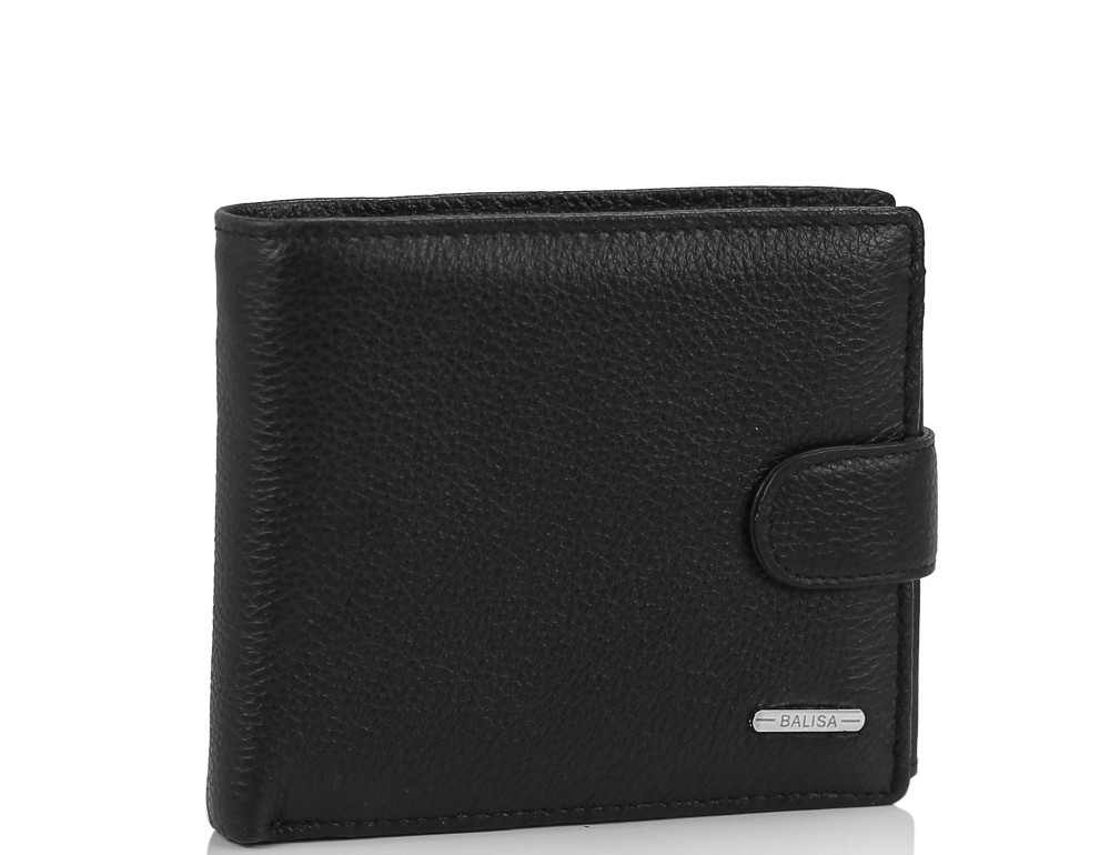 Чорне чоловіче портмоне Tiding Bag W111-9101A - Фотографія № 1 Чорне чоловіче портмоне Tiding Bag W111-9101A - Фотографія № 1
