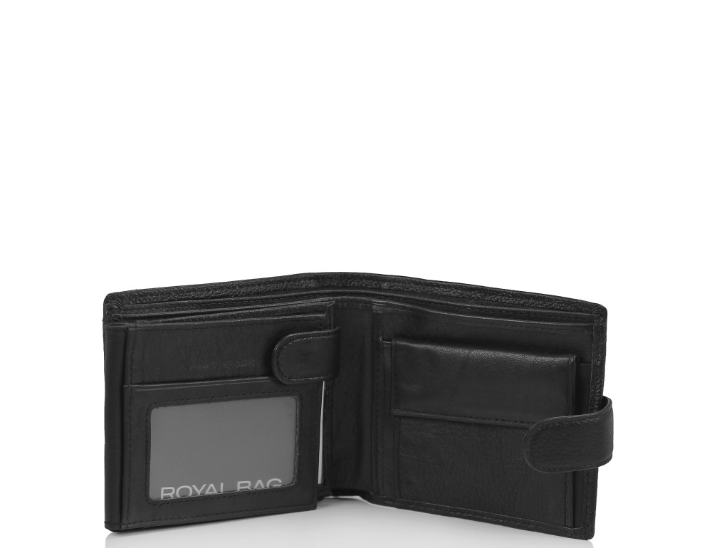 Чорне чоловіче портмоне Tiding Bag W111-9101A - Фотографія № 4