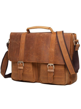 Мужской кожаный портфель TIDING BAG t0001
