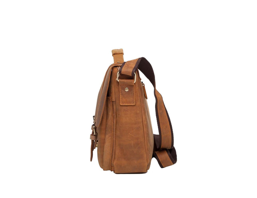Мужской кожаный портфель TIDING BAG t0001 - Фото № 5