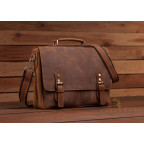 Мужской кожаный портфель TIDING BAG t0003 - Фото № 101