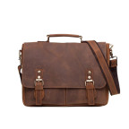 Мужской кожаный портфель TIDING BAG t0003 - Фото № 105
