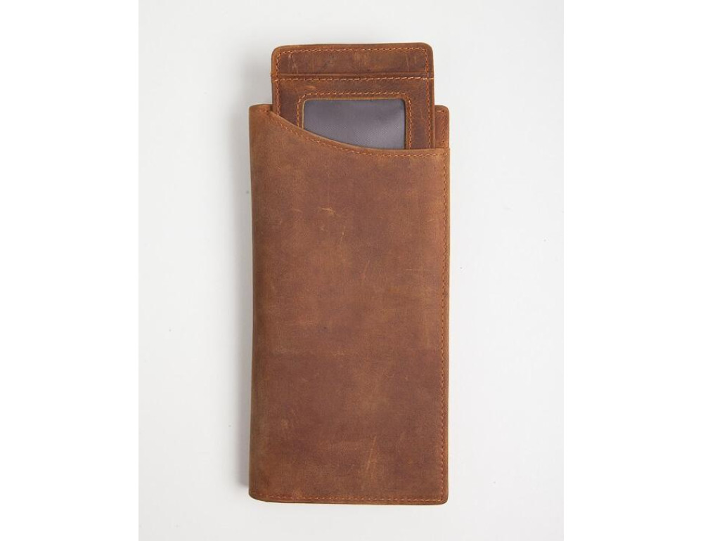 Гарне коричневе портмоне Tiding Bag t0015 - Фотографія № 2