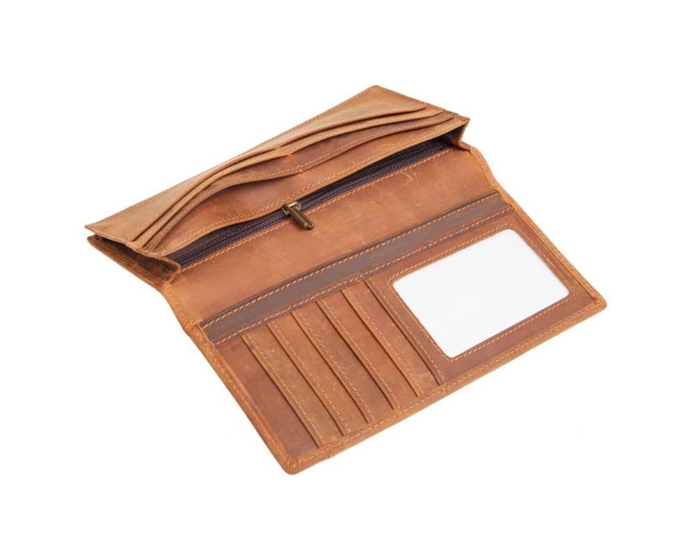 Гарне коричневе портмоне Tiding Bag t0015 - Фотографія № 4
