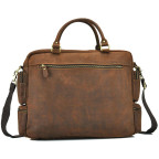 Містка чоловіча шкіряна сумка для ноутбука Tiding Bag t0017 - Фотографія № 101