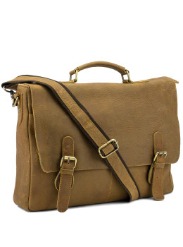 Ексклюзивний чоловічий шкіряний портфель шкіра Tiding Bag t0021C