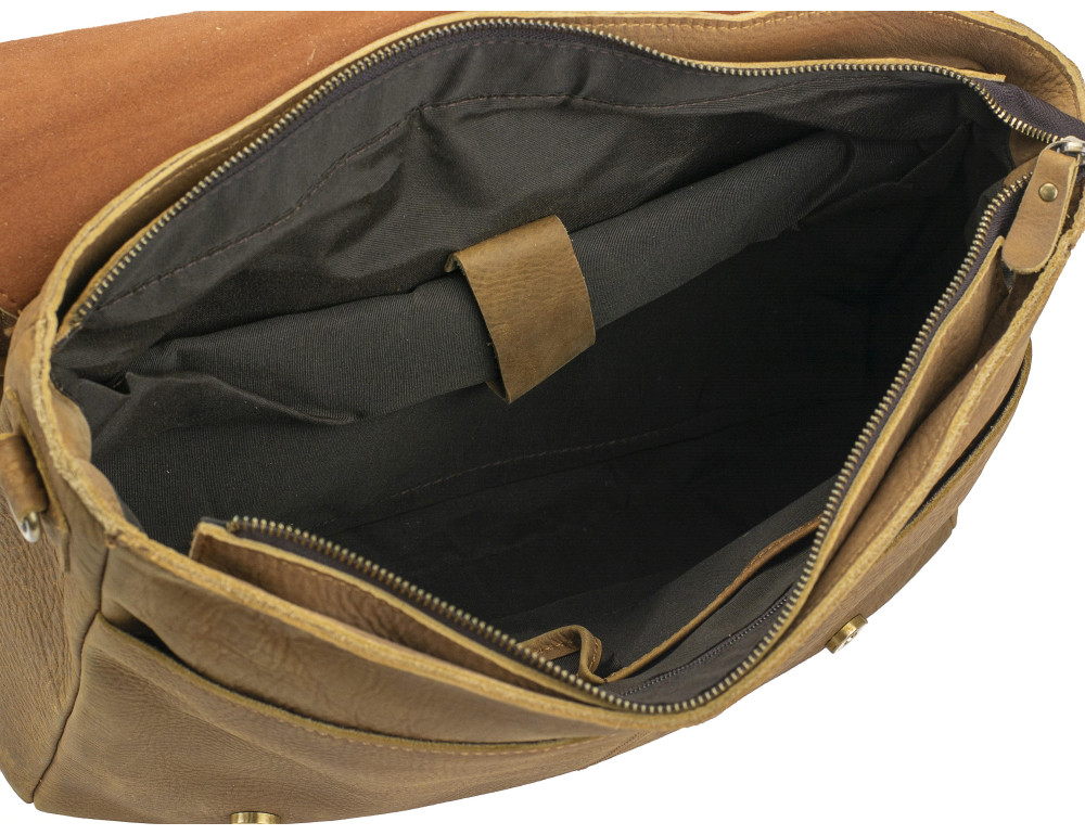 Ексклюзивний чоловічий шкіряний портфель шкіра Tiding Bag t0021C - Фотографія № 2