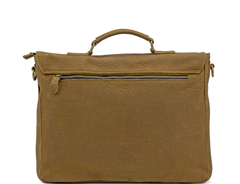 Ексклюзивний чоловічий шкіряний портфель шкіра Tiding Bag t0021C - Фотографія № 3