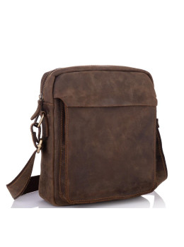 Мужская кожаная сумка через плечо в винтажном стиле Tiding Bag t0022R
