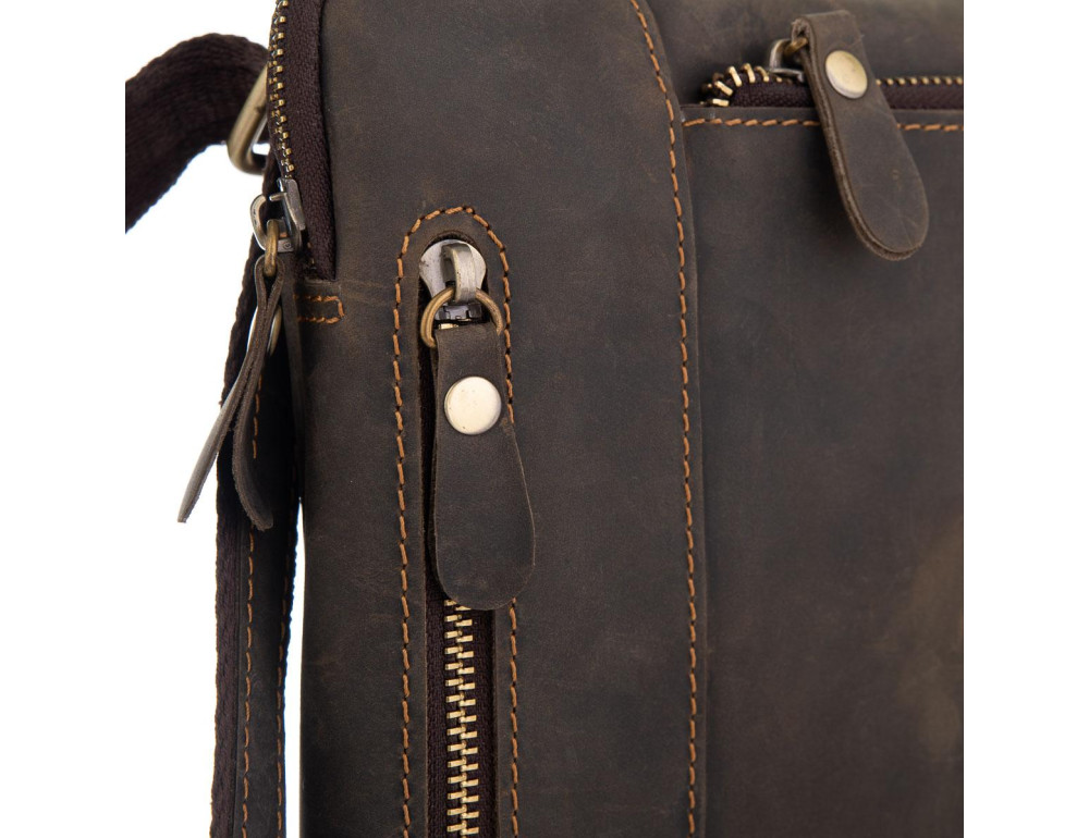 Сумка через плече чоловіча коричнева Tiding Bag t0030R - Фотографія № 3