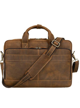 Сумка для ноутбука мужская с кожаным ремнем Tiding Bag t0033