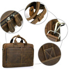 Сумка для ноутбука мужская с кожаным ремнем Tiding Bag t0033 - Фото № 101 Сумка для ноутбука мужская с кожаным ремнем Tiding Bag t0033 - Фото № 101