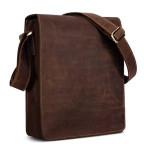 Сумка-планшет мужская каркасная кожаная Tiding Bag t0034 - Фото № 100