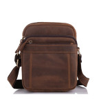 Чоловіча сумка на плече шкіряна коричнева Tiding Bag t0036 - Фотографія № 103 Чоловіча сумка на плече шкіряна коричнева Tiding Bag t0036 - Фотографія № 103