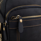 Чоловіча сумка на плече чорна шкіряна Tiding Bag t0036A - Фотографія № 101