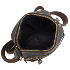 Чоловіча сумка на плече чорна шкіряна Tiding Bag t0036A - Фотографія № 102