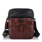 Мужская кожаная сумка через плечо Tiding Bag t0037 - Фото № 103