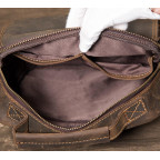 Сумка чоловіча через плече натуральна шкіра з ручкою Tiding Bag t0040 - Фотографія № 103