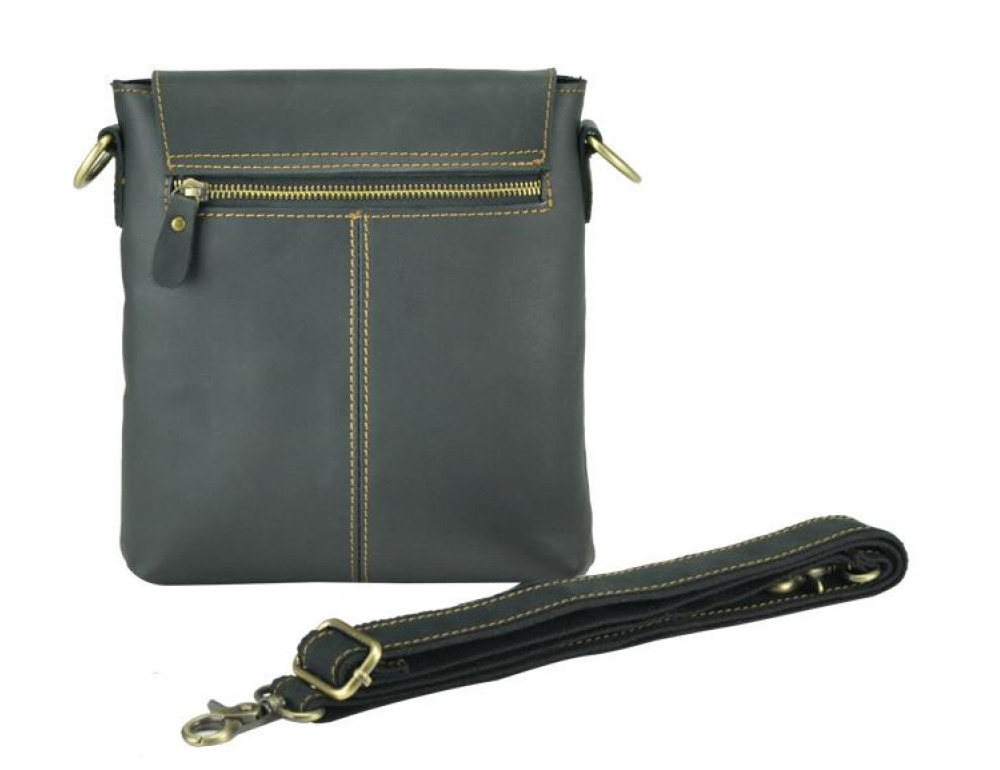Мессенджер мужской черный Tiding Bag t0040A - Фотографія № 2