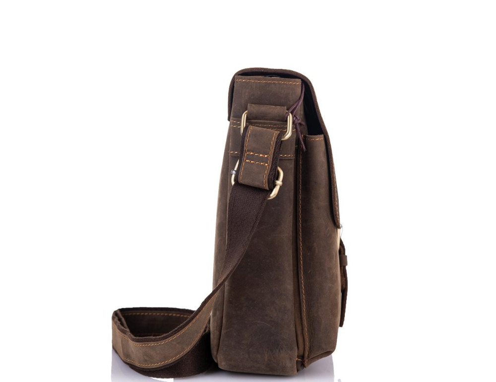 Чоловічий месенджер на плече з натуральної шкіри vintage Tiding Bag t0047 - Фотографія № 2