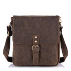 Чоловічий месенджер на плече з натуральної шкіри vintage Tiding Bag t0047 - Фотографія № 102