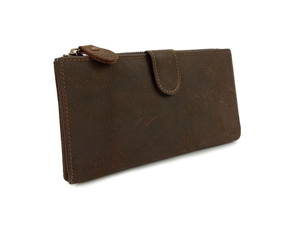 Портмоне мужское коричневое Tiding Bag t0049 - Фото № 1 Портмоне мужское коричневое Tiding Bag t0049 - Фото № 1