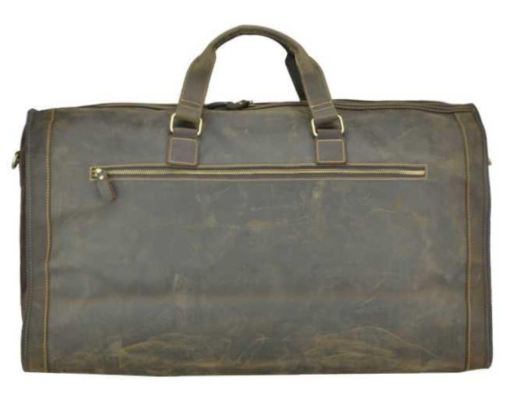 Cумка дорожная из натуральной кожи Tiding Bag t0050DB - Фото № 3