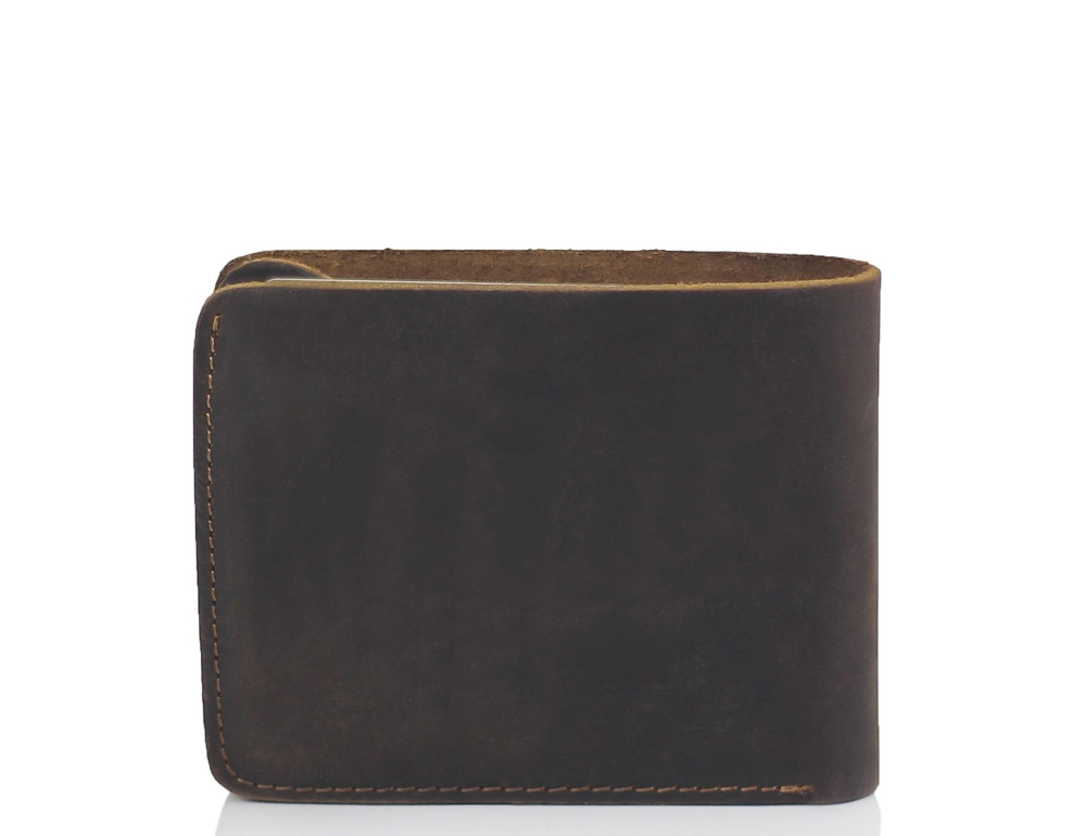 Портмоне коричневое мужское Tiding Bag t0053 - Фото № 4