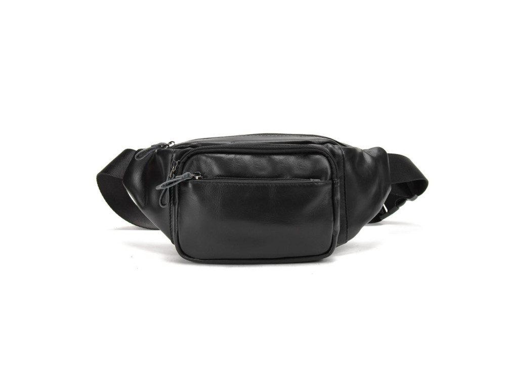 Сумка на пояс із телячої шкіри Tiding Bag t0186A - Фотографія № 4