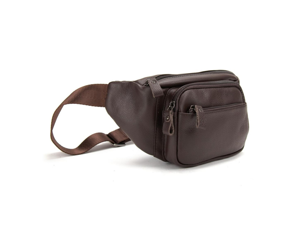 Сумка на пояс із телячої шкіри Tiding Bag t0186C - Фотографія № 2