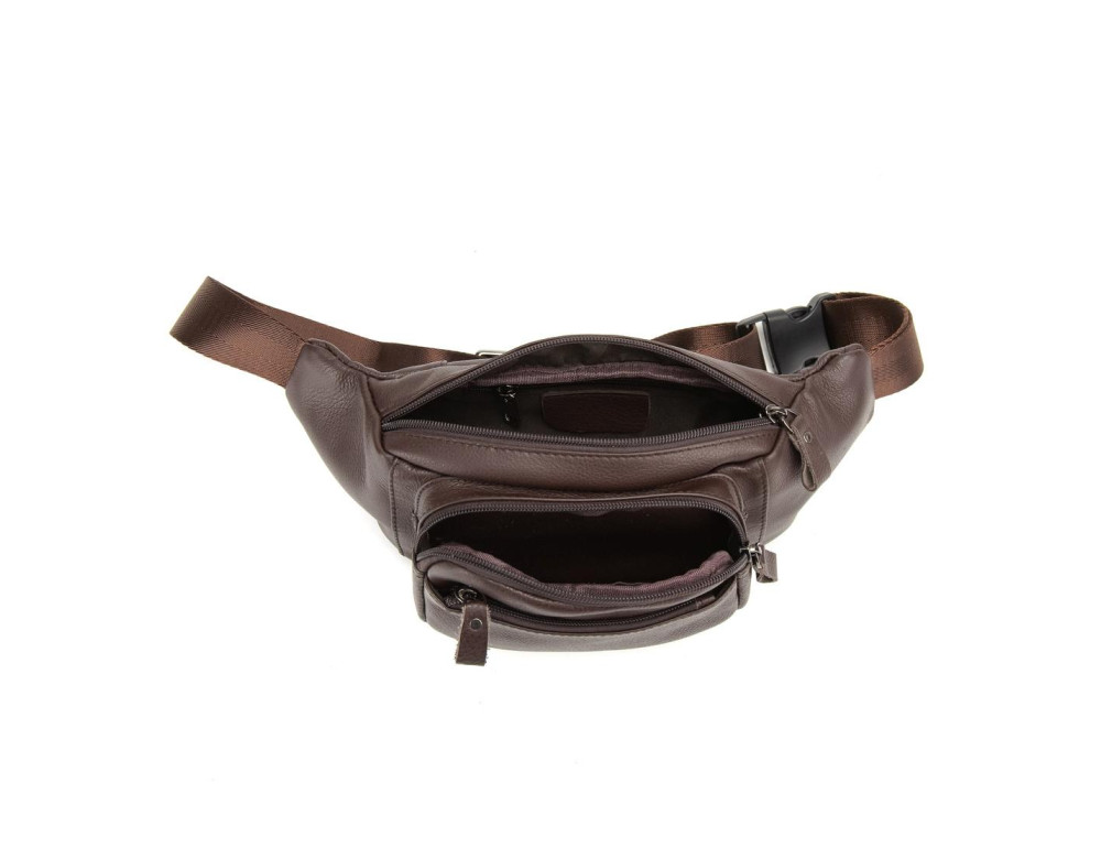 Сумка на пояс із телячої шкіри Tiding Bag t0186C - Фотографія № 4