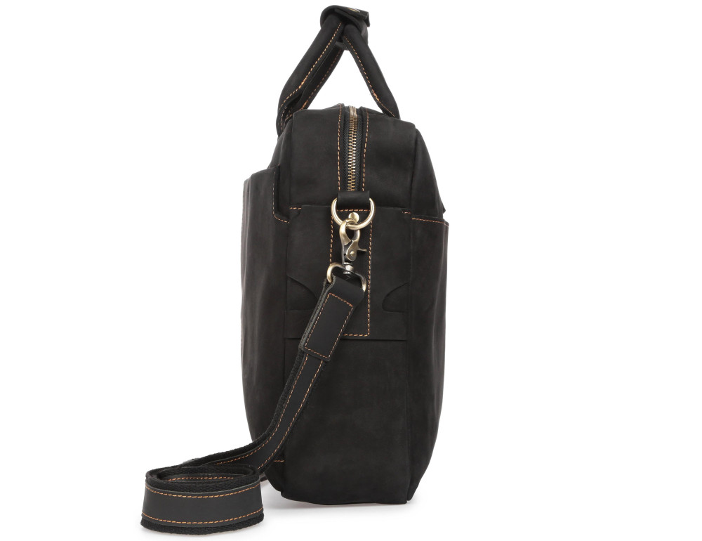 Чоловіча шкіряна сумка-портфель для ноутбука волов'яна Tiding Bag t1019RA - Фотографія № 5