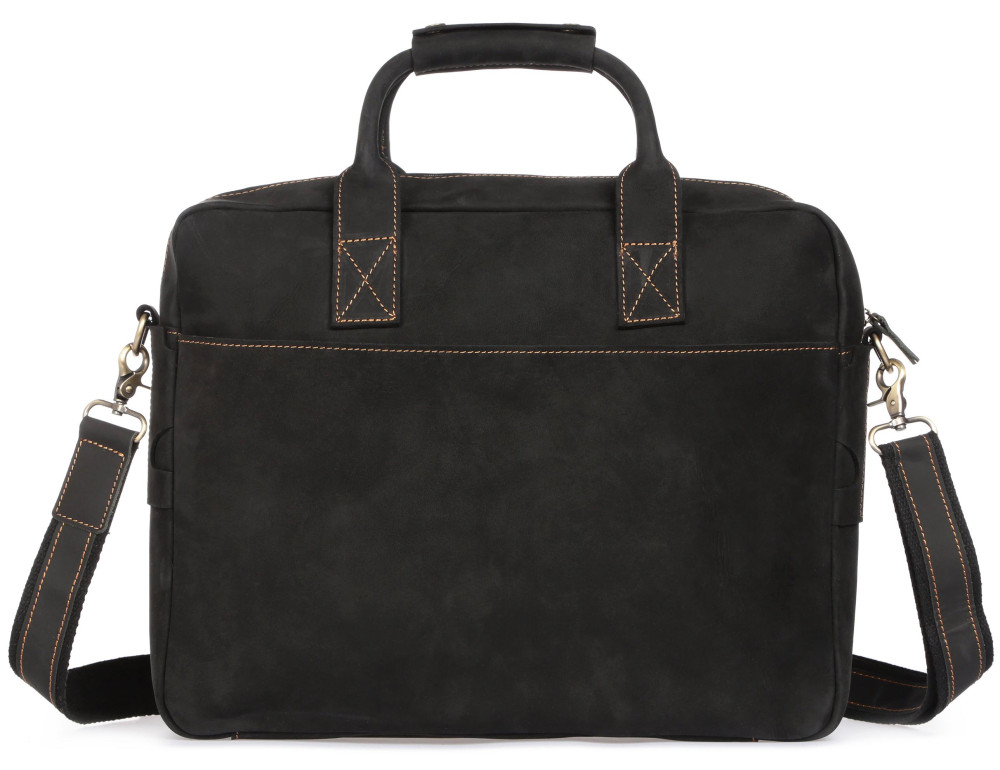 Чоловіча шкіряна сумка-портфель для ноутбука волов'яна Tiding Bag t1019RA - Фотографія № 6