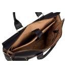 Элегантная большая мужская кожаная сумка 17 диагональ Tiding Bag t1096A - Фото № 101