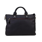 Элегантная большая мужская кожаная сумка 17 диагональ Tiding Bag t1096A - Фото № 103