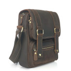 Чоловічий месенджер із вінтажної коричневої шкіри Tiding Bag T1172 - Фотографія № 106 Чоловічий месенджер із вінтажної коричневої шкіри Tiding Bag T1172 - Фотографія № 106