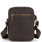 Мужская кожаная сумка коричневая Tiding Bag t2101 - Фото № 103
