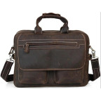 Містка чоловіча сумка-портфель вінтажна шкіра Tiding Bag t29523 - Фотографія № 104