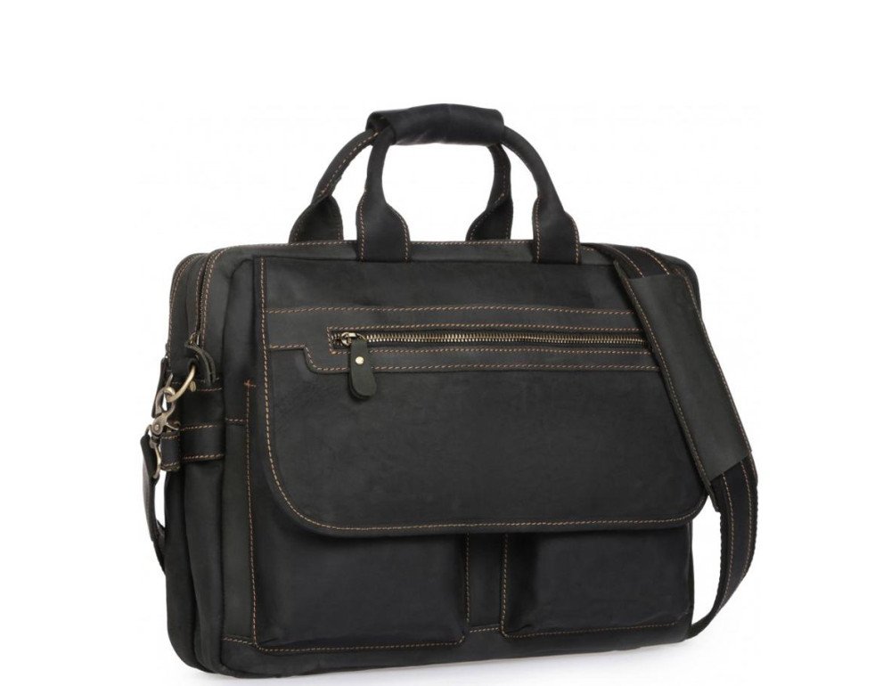 Сумка-портфель мужская кожаная для поездок Tiding Bag t29523A-5 - Фото № 1 Сумка-портфель мужская кожаная для поездок Tiding Bag t29523A-5 - Фото № 1