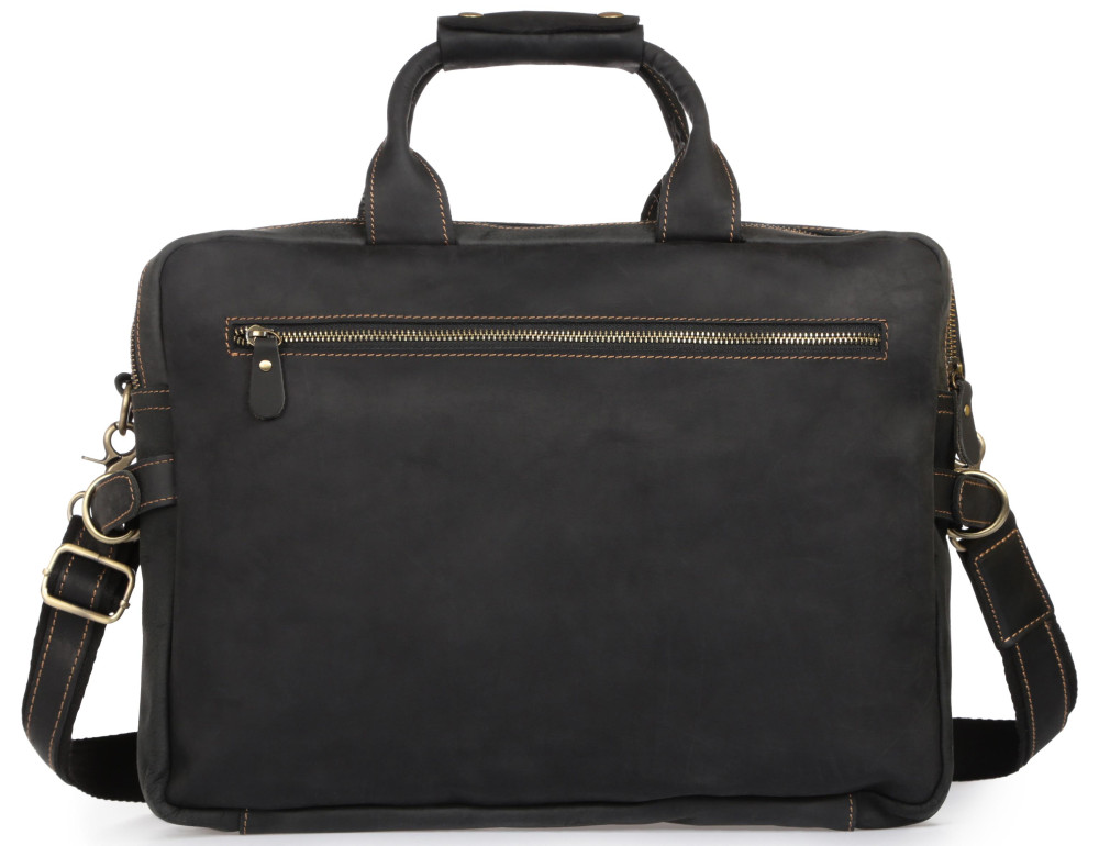 Сумка-портфель мужская кожаная для поездок Tiding Bag t29523A - Фото № 3