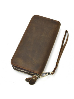 Клатч чоловічий коричневий Tiding Bag T4009R