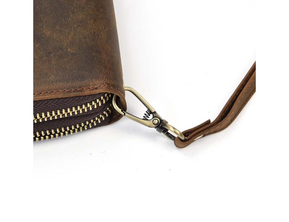 Клатч чоловічий коричневий Tiding Bag T4009R - Фотографія № 2