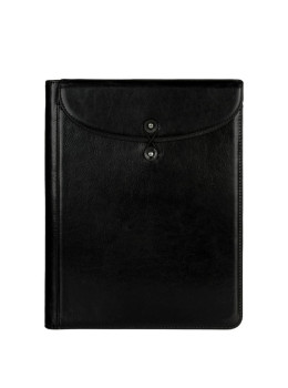 Кожаная папка портфолио - The Loved One - Черный цвет - Time Resistance 5245801