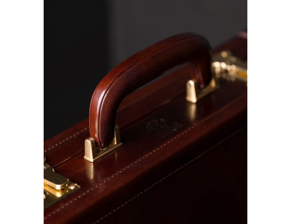 Кожаный портфель-атташе - A Legacy  - Коричневый цвет - Time Resistance 5248401 - Фото № 3