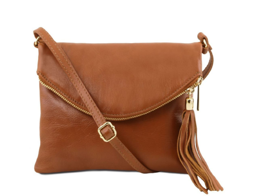 Жіноча шкіряна сумка Tuscany Leather Young Bag TL141153 (Коньяк) - Фотографія № 1
