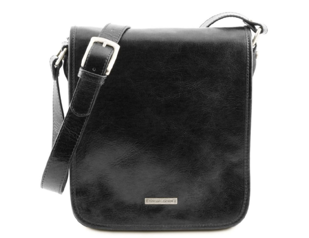 Чоловічий шкіряний великий месенджер Tuscany Leather Messenger TL141255 (Чорний) - Фотографія № 1 Чоловічий шкіряний великий месенджер Tuscany Leather Messenger TL141255 (Чорний) - Фотографія № 1